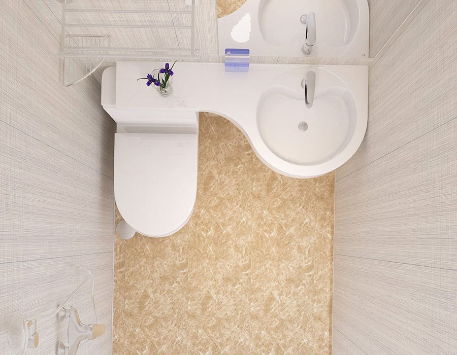 واحد حمام پیش ساخته مدولار هتل PEC Resin Fiber Full Panel